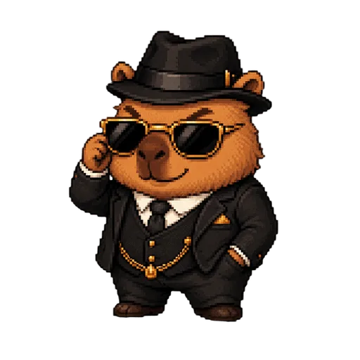 Olimpio, mascote capivara da liderança